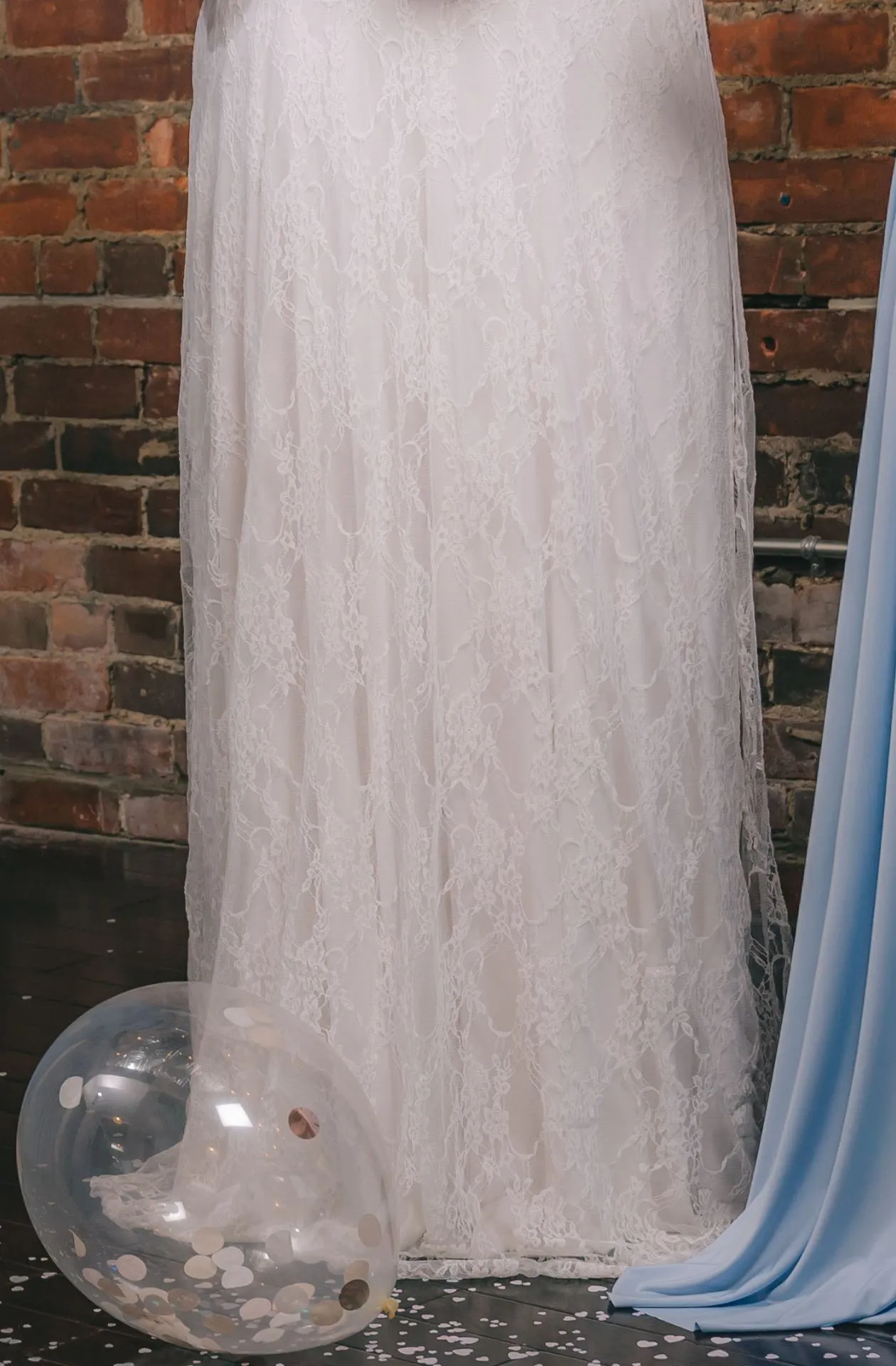 Sakura Lace Wedding - Convertible Floor Length Wedding Dress Set