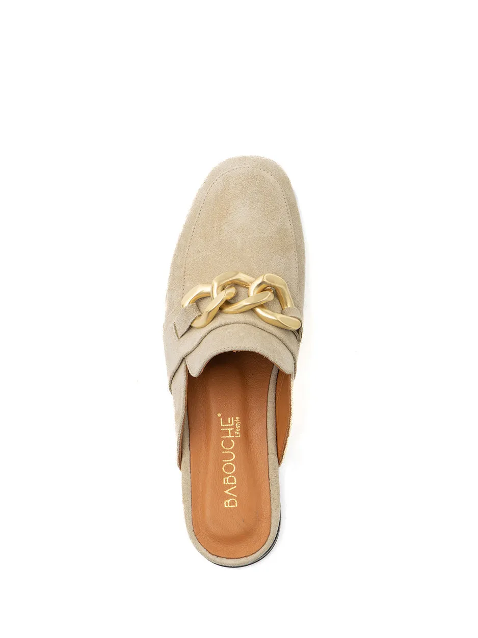 Sammy | Muiltje Beige