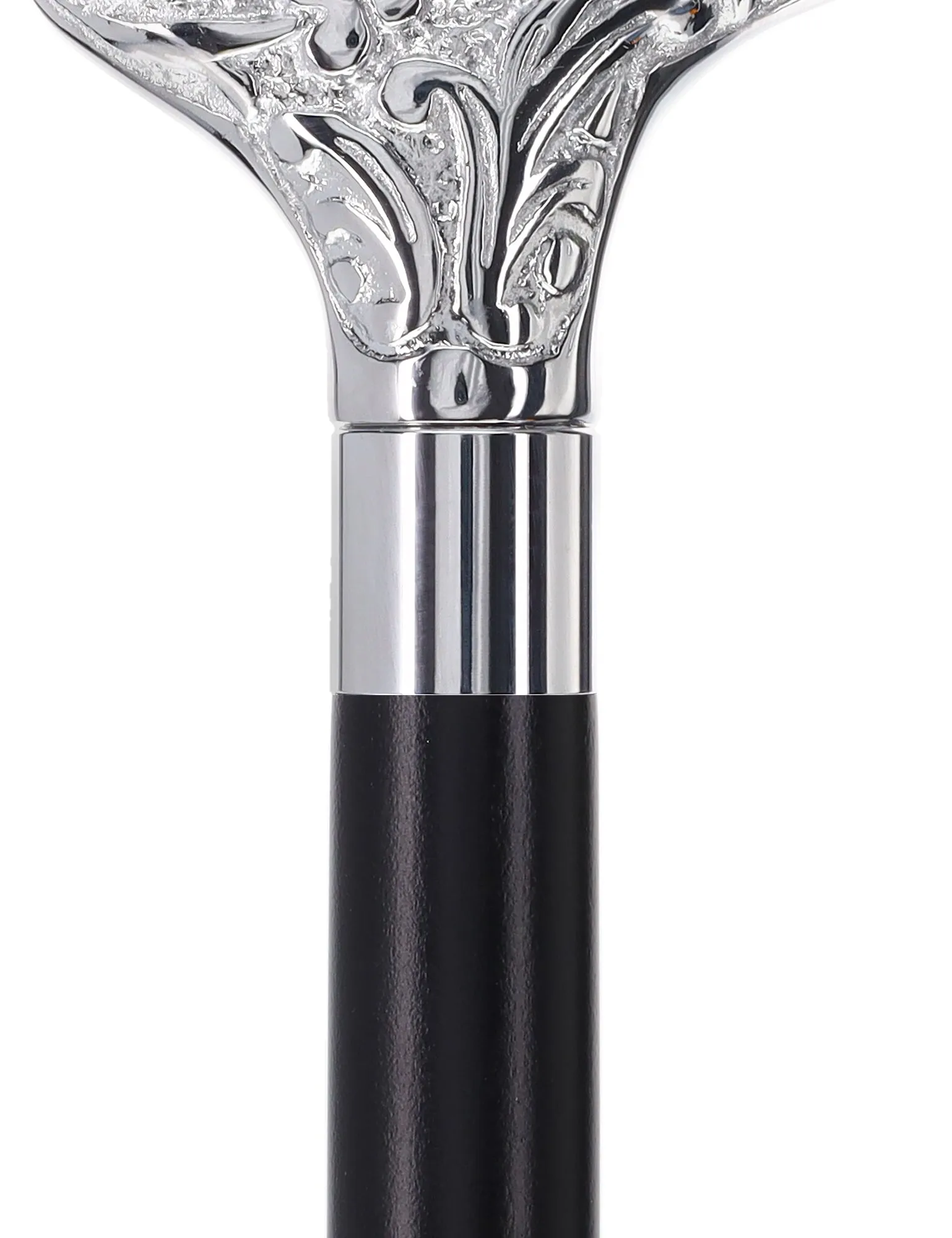 Scratch and Dent Derby Premium Chrome Brass Cane - Custom Shaft & Collar V2362