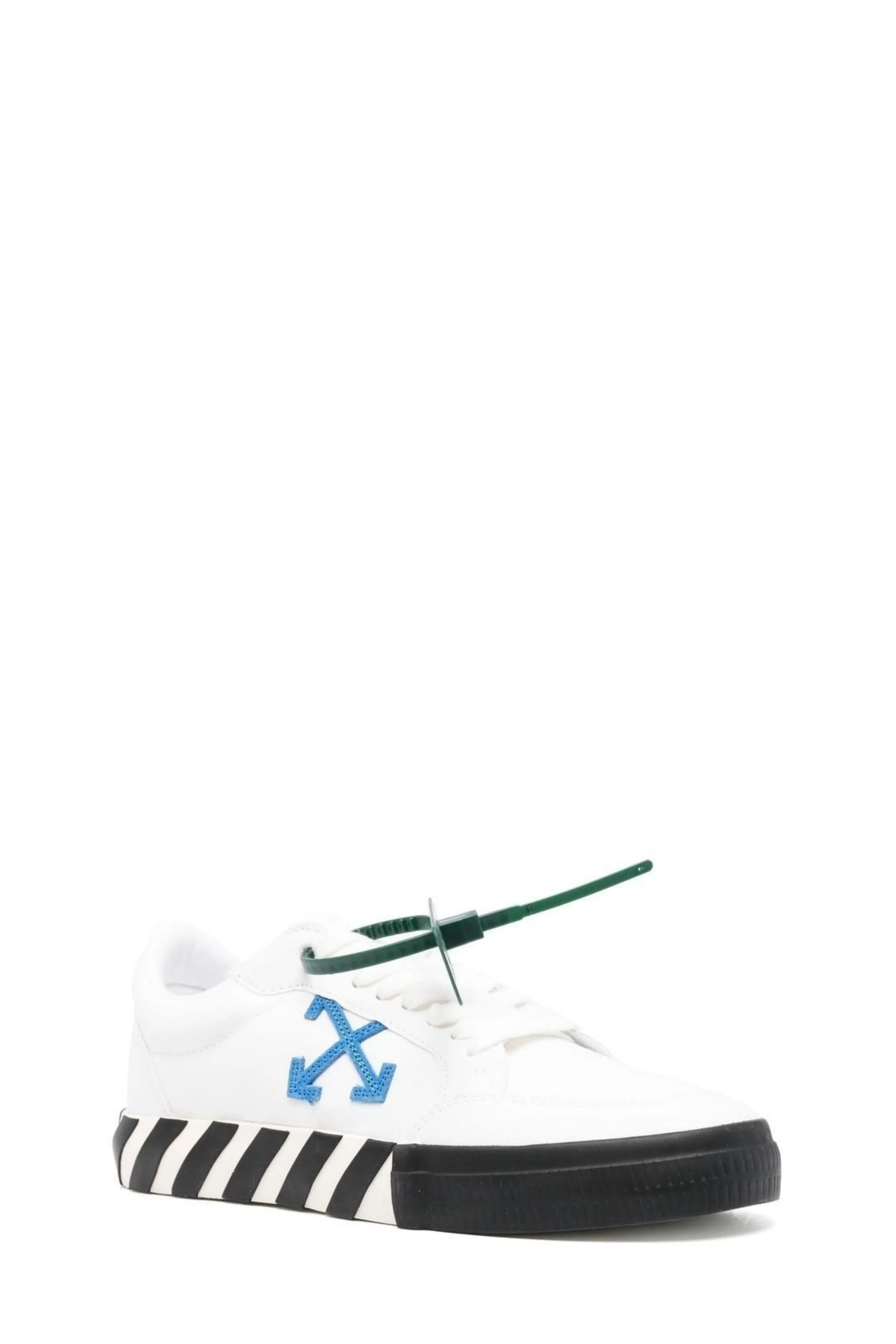 Sneaker Vulcanized Bianca con Logo