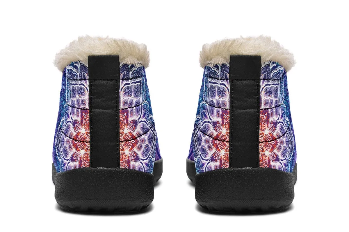 Spark Of Joy Mandala Winter Slippers