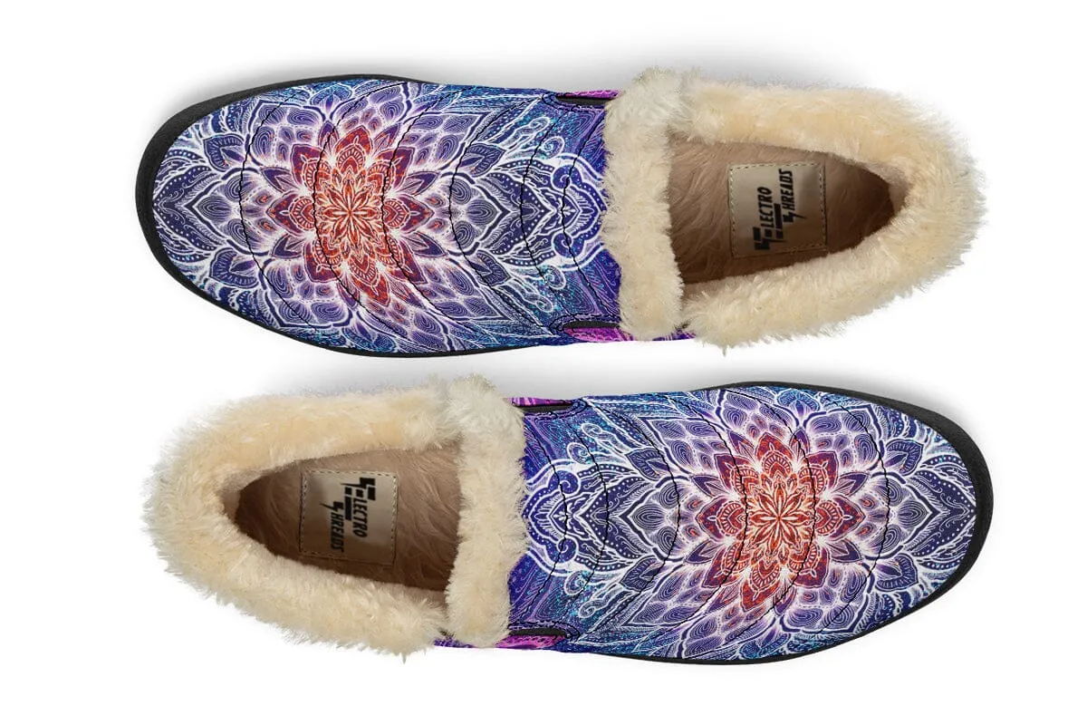 Spark Of Joy Mandala Winter Slippers