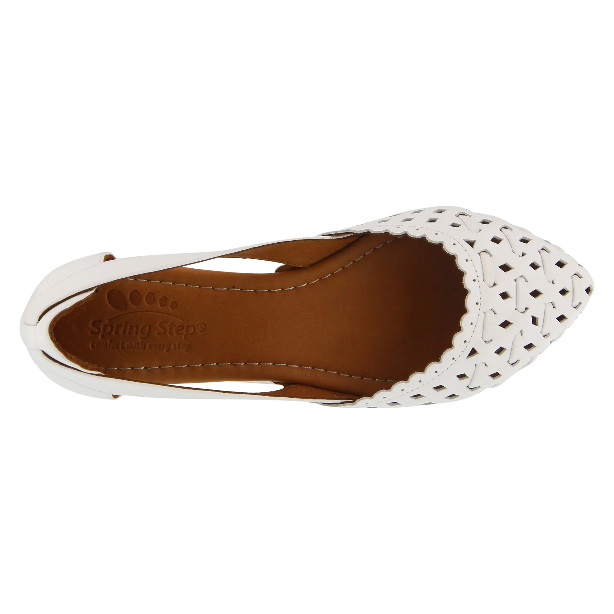 Spring Step Shoes Delorse Women's Leather D'Orsay Slip On Shoes