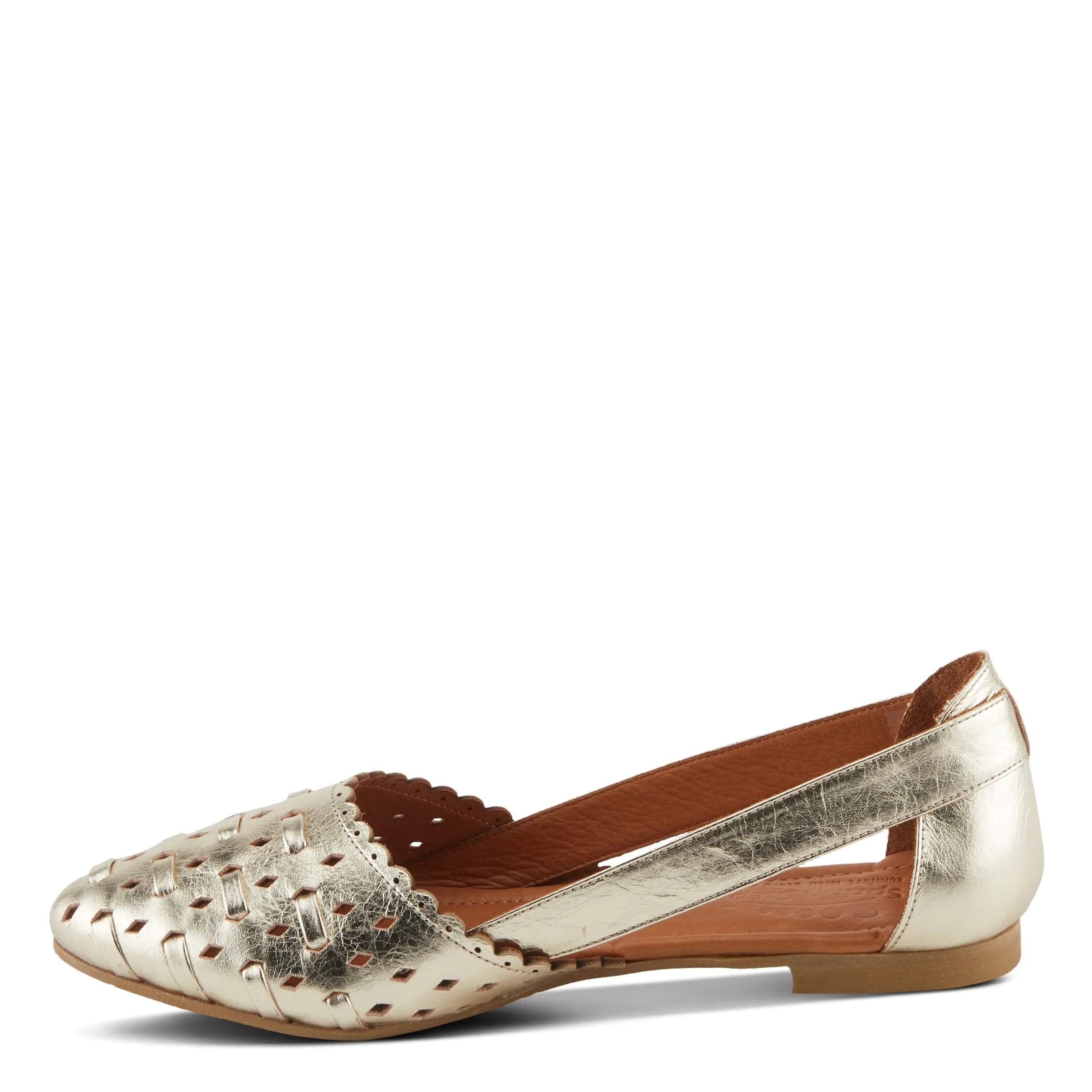 Spring Step Shoes Delorse Women's Leather D'Orsay Slip On Shoes