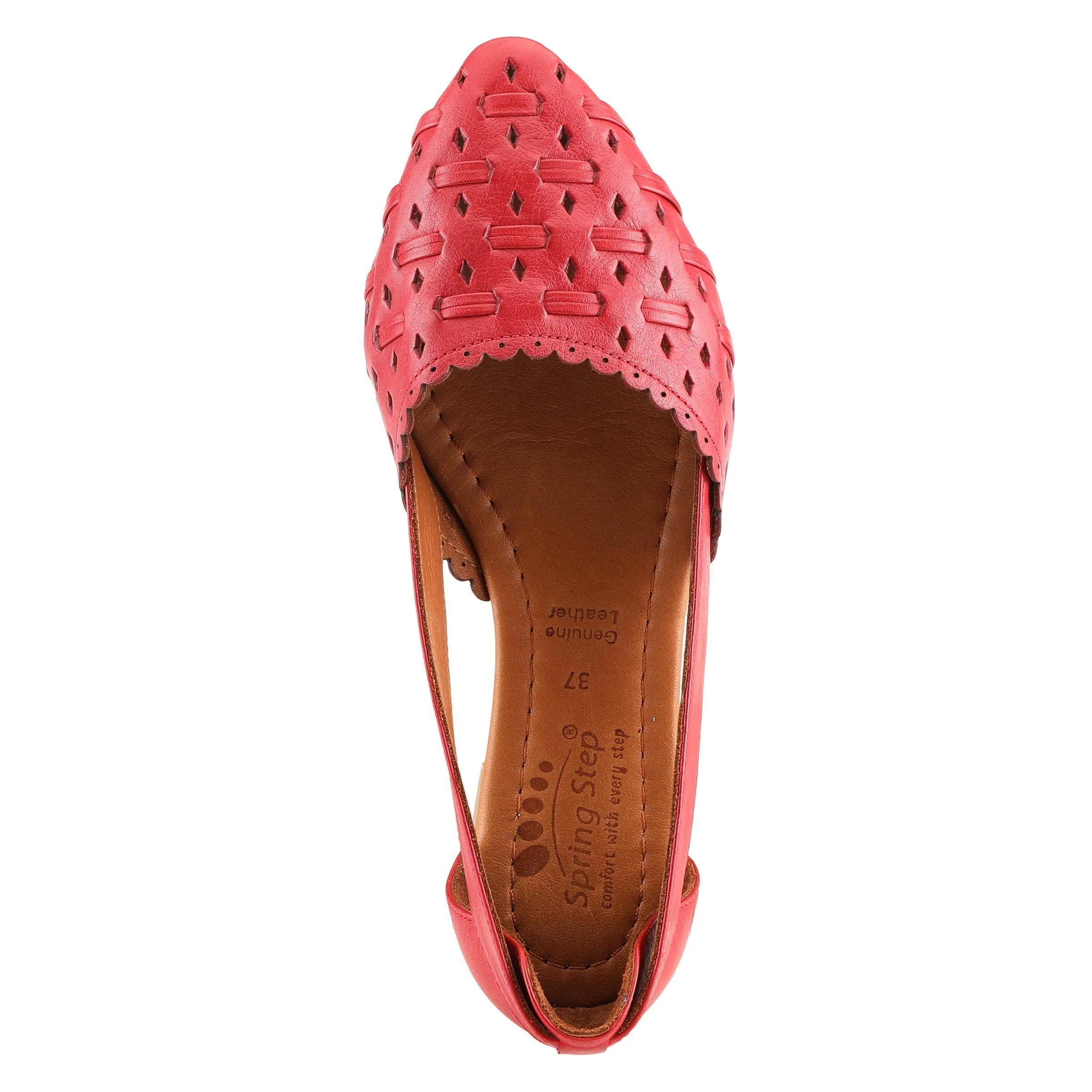 Spring Step Shoes Delorse Women's Leather D'Orsay Slip On Shoes
