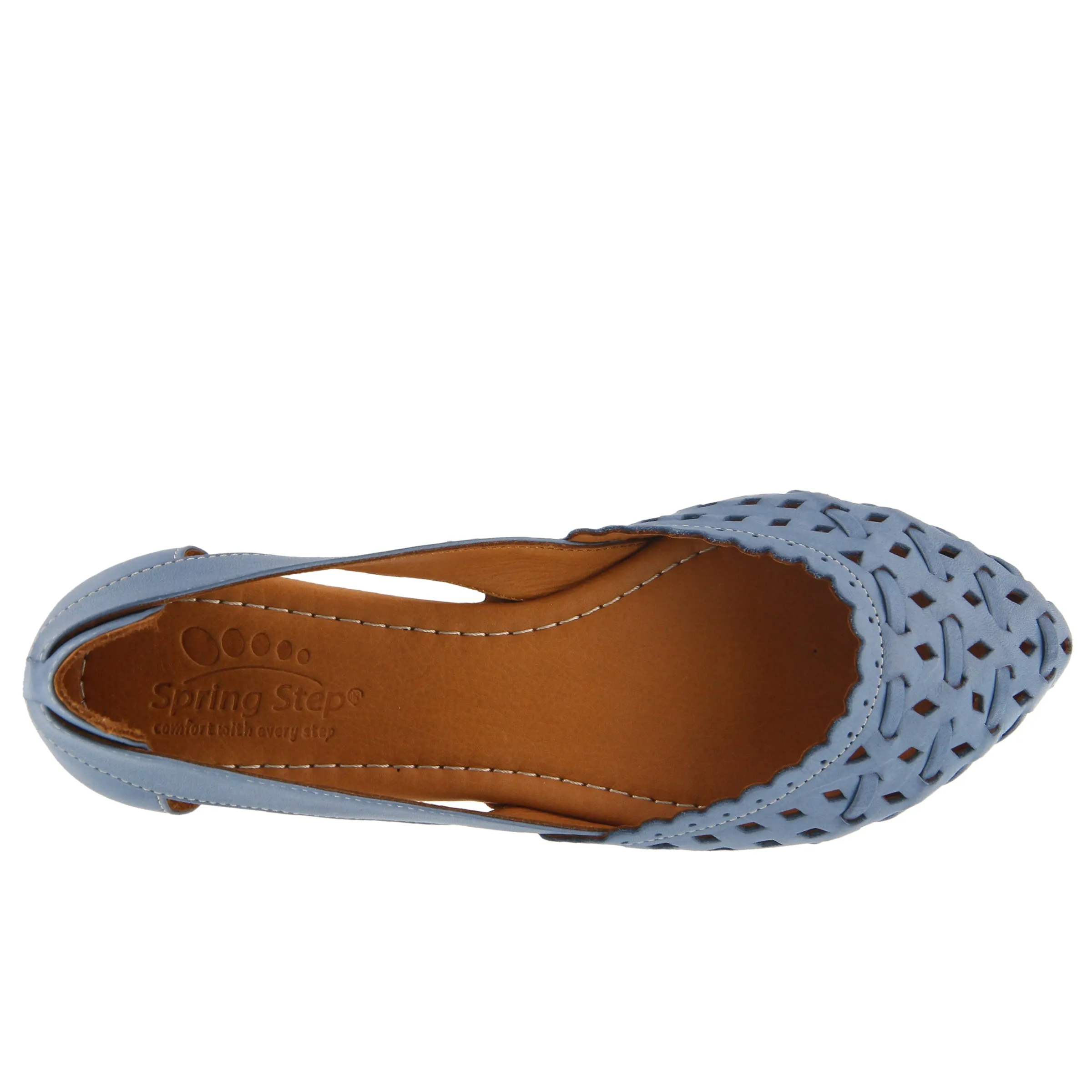 Spring Step Shoes Delorse Women's Leather D'Orsay Slip On Shoes