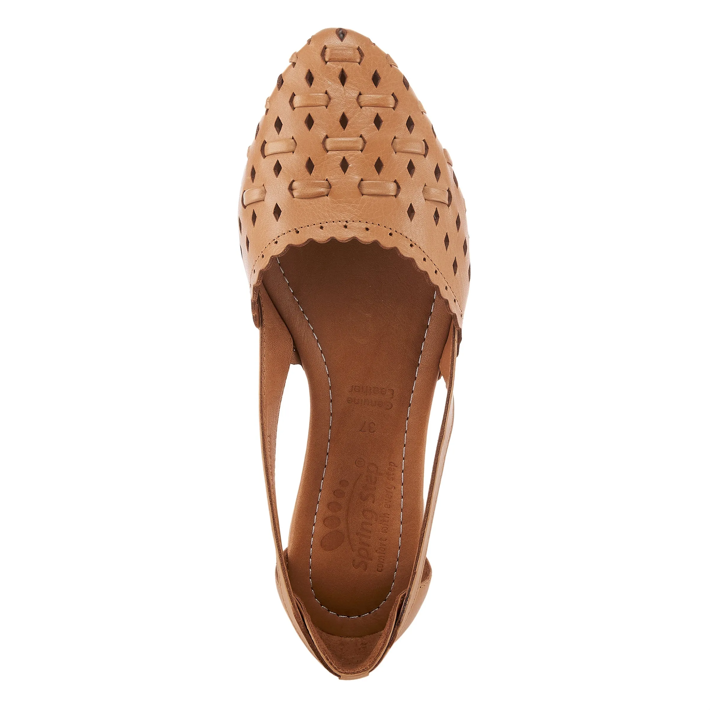 Spring Step Shoes Delorse Women's Leather D'Orsay Slip On Shoes