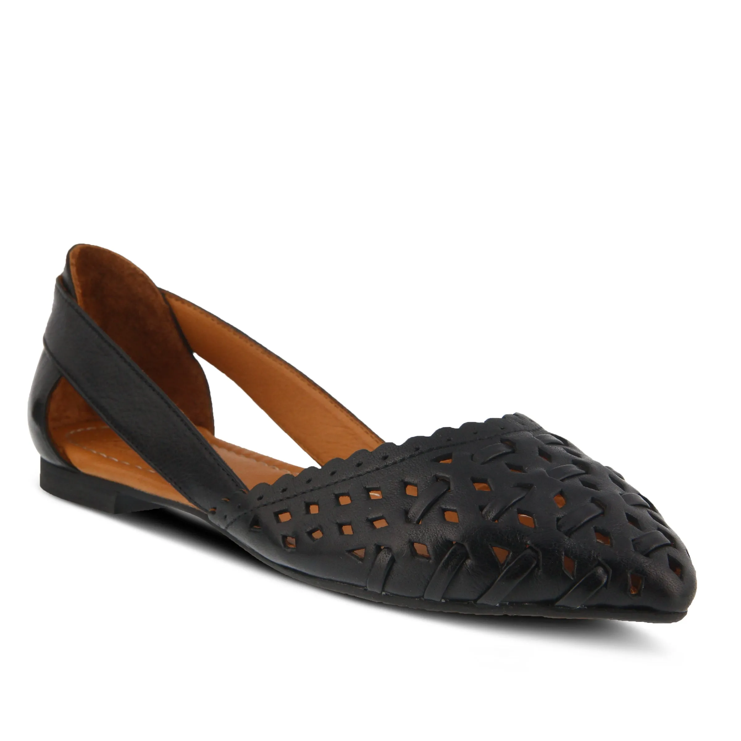 Spring Step Shoes Delorse Women's Leather D'Orsay Slip On Shoes