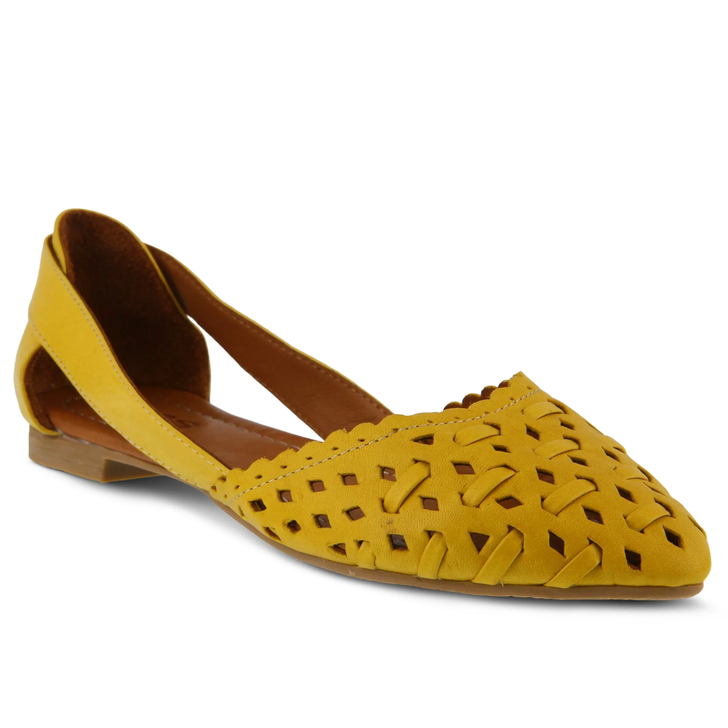 Spring Step Shoes Delorse Women's Leather D'Orsay Slip On Shoes