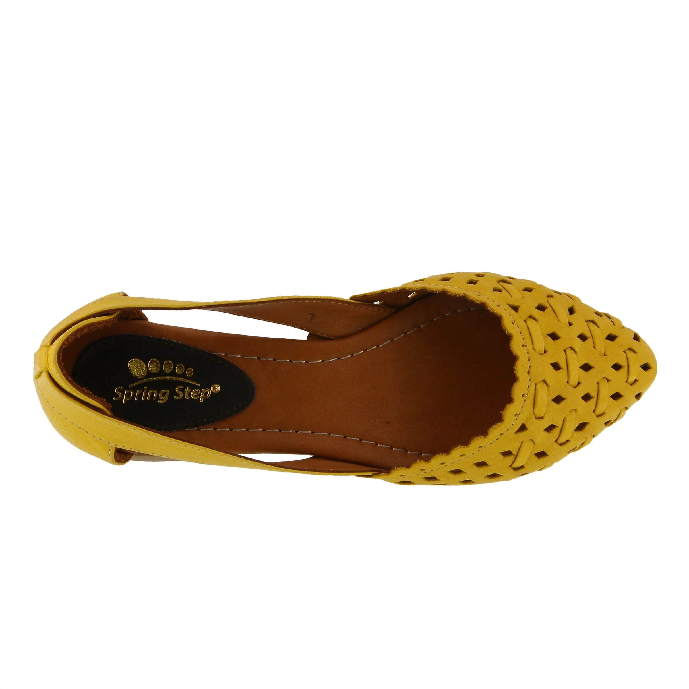 Spring Step Shoes Delorse Women's Leather D'Orsay Slip On Shoes
