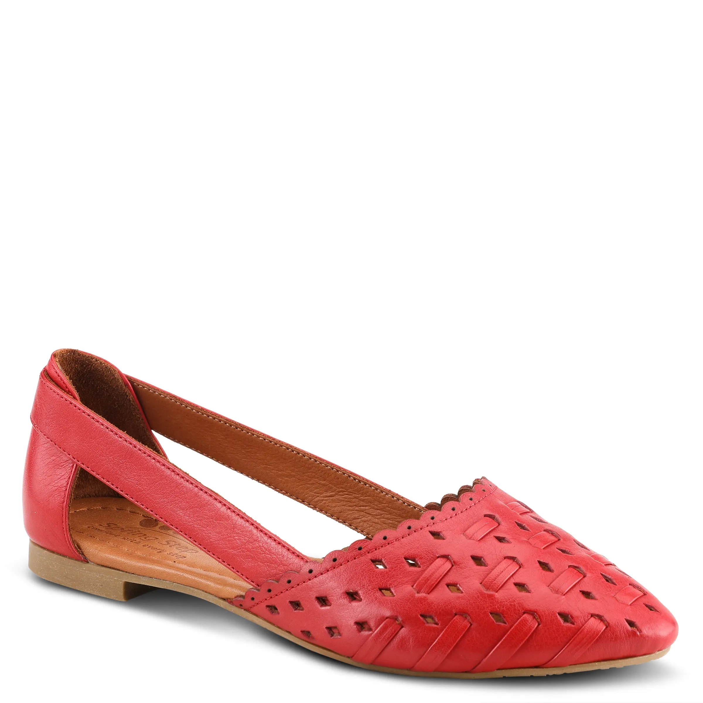 Spring Step Shoes Delorse Women's Leather D'Orsay Slip On Shoes