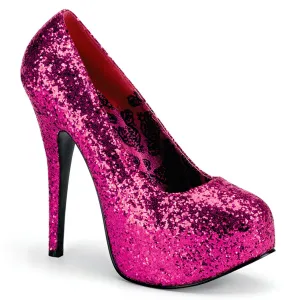 Teeze-06GW Wide Width Platform Pumps Pink