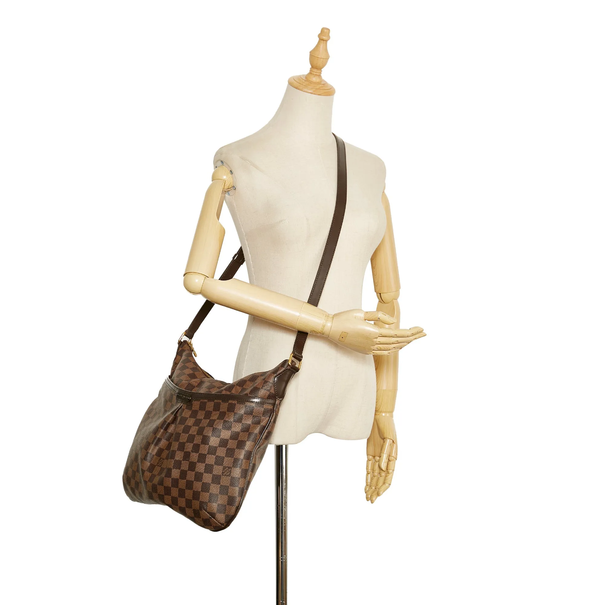 Trendy Inspired Louis Vuitton Bloomsbury Gm Brown Damier Ebene Canvas