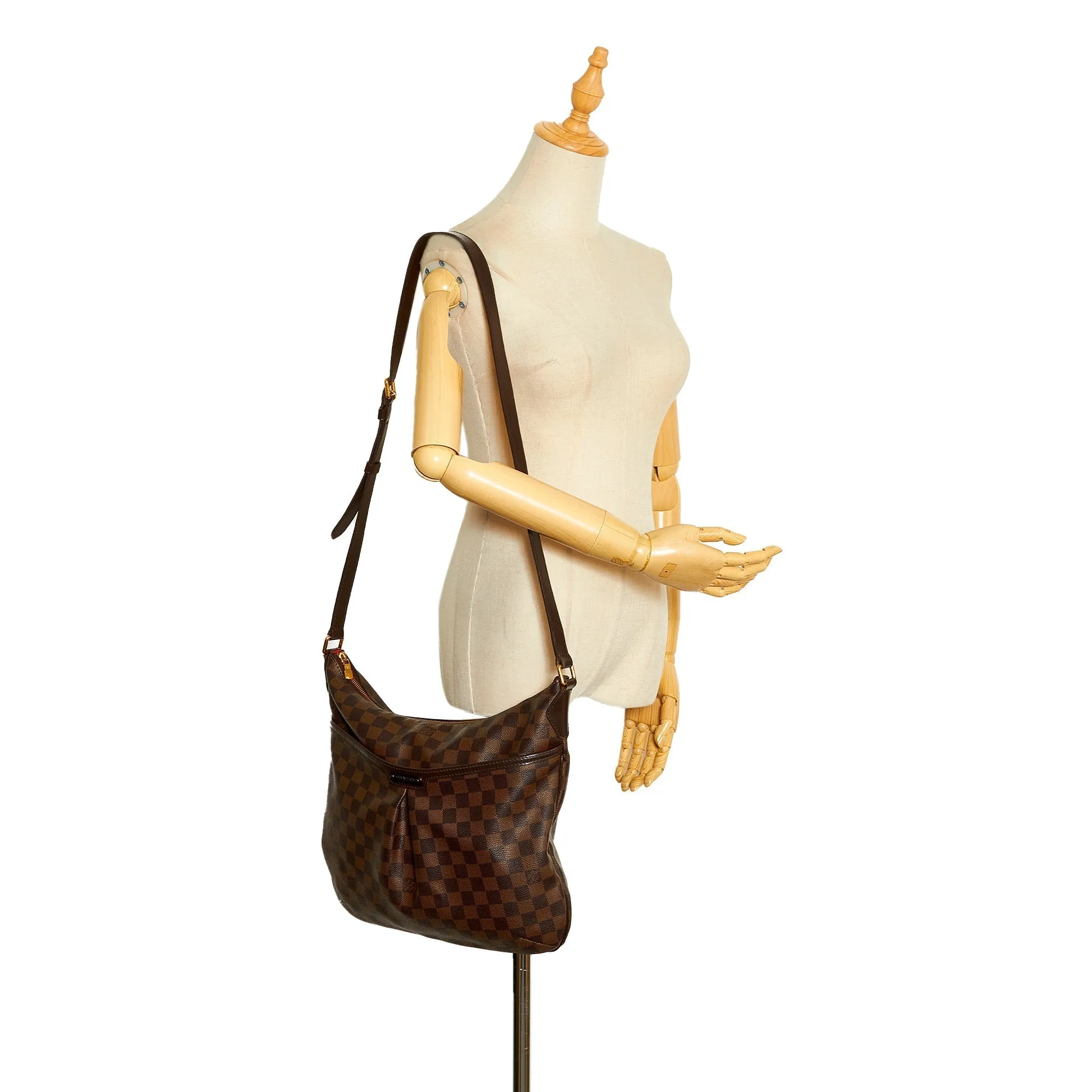 Trendy Inspired Louis Vuitton Bloomsbury Gm Damier Ebene Canvas