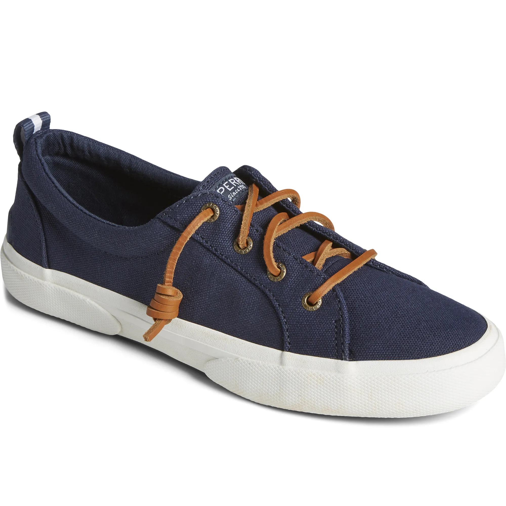 Women's Pier Wave Canvas Sneaker - Navy (STS85104)