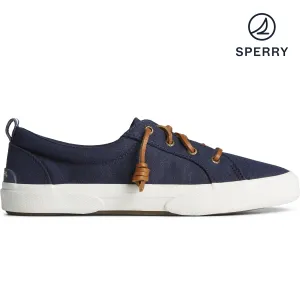 Women's Pier Wave Canvas Sneaker - Navy (STS85104)