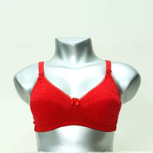 Women's Seamless Soft Padded Floral Bra (6202)